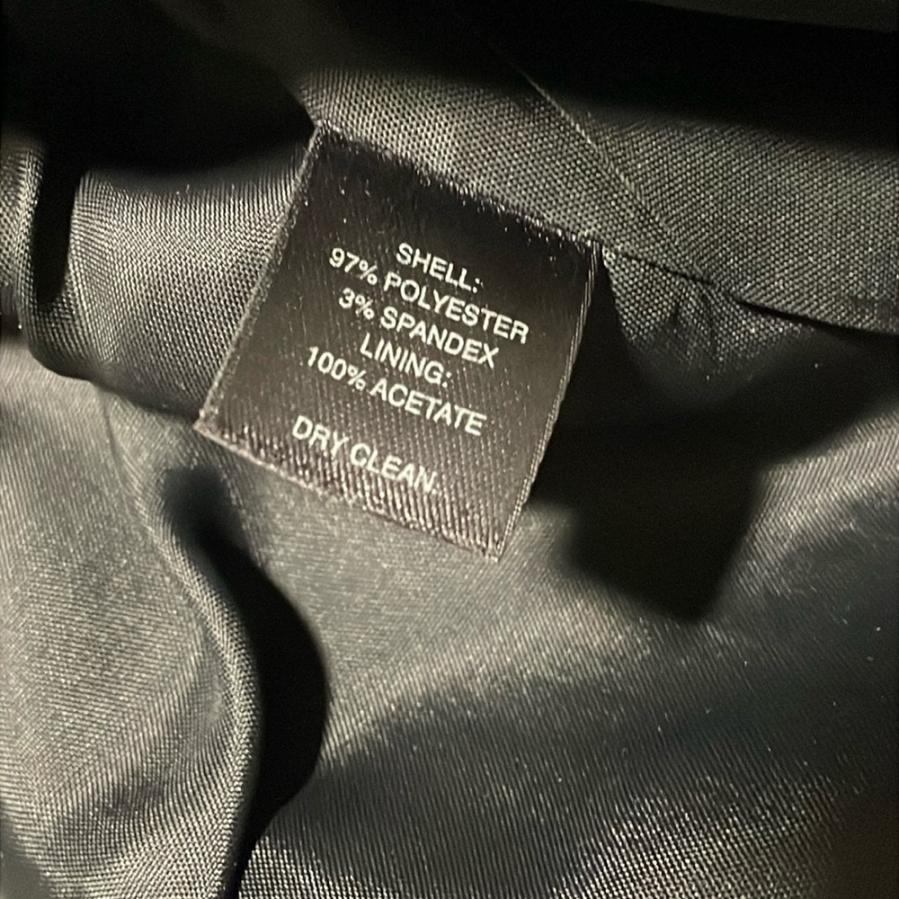 WHBM Black Satin Ruffled Bolero Cocktail Jacket - Picture 6 of 8